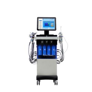 China LCD 9 In 1 Hydrafacial Cleaning Machine Microdermabrasion Facial Machine on sale