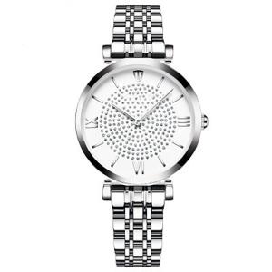 China Silver FCC 32mm Analog Watch For Women OEM Japan Movt Stainless Steel factory