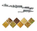 Commercial Corn Puff Production Line Stainless Steel Corn Puff Extruder Machine