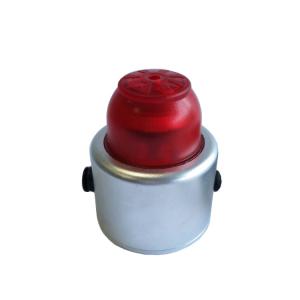 China 100 Decibel 1.5Ah Solar Powered Warning Lights Fixed Rotating factory
