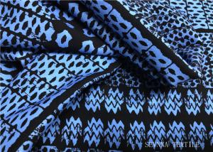 China Lycra Material Performance Knit Fabric , Digital Printing Sport Knit Fabric factory