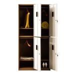 Knock Down ODM 4 Door Metal Locker Storage Cold Rolled Steel