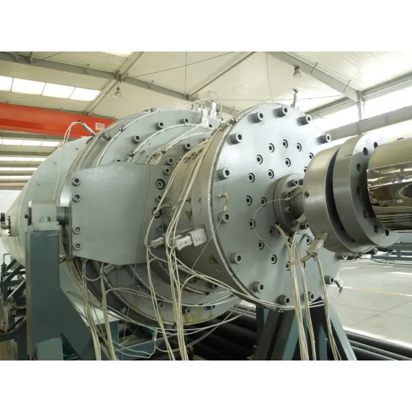 HDPE Outer Protective Pipe Extrusion Line with Vacuum Calibrating Method and Dust-Free Planetary Cutting for High-Speed Energy-Saving Pre-Insulated