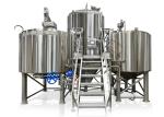 Industrial Brewing 3 Vessel Brewhouse 3mm For Interior Shell / 2mm For Exterior