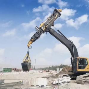 China Under Ground Work Excavator Telescopic Boom For Wheeled Excavators factory