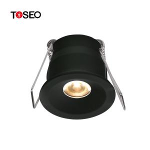 China Black Aluminium 3.3W 43Mm 220V Mini Downlight LED Cabinet Light factory