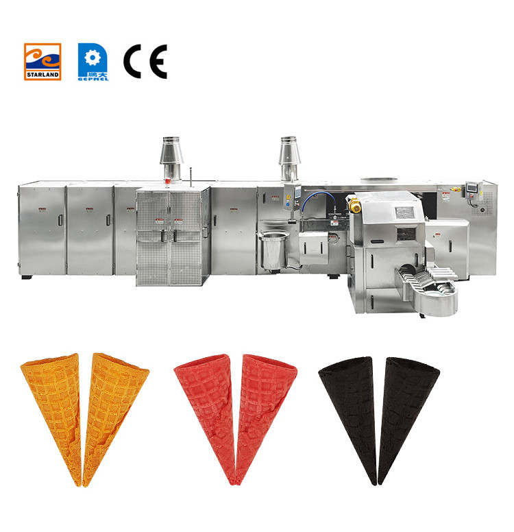 Automatic Ice Cream Cone Sugar Cone Production Line 63 Cast Iron Baking Templates