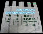 Customized eco-friendly epi biodegradable t-shirt bag,supermarket polythene bag