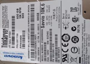 China ST600MM0006 600G Server Hard Disk 7YX58 2.5inch 10K SAS Interface In Stock factory