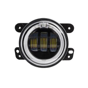China 4 inch 30 W 2400LM Car LED Fog Lights With Halo Ring DRL for jeep wrangler JK factory