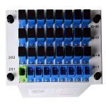 1X64 LGX Fiber Optic Splitter Box 64 Way Optical Plc Splitter Carton Packaging