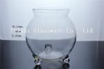 Custom flower edge design glass fish tank wholesale, glass fish jar
