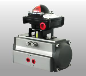 China Pneumatic Operated Double Action Rotary Actuator Low Friction For Control Valves factory