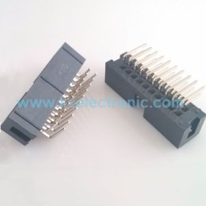 Dual row right angle box header connector,10Pin 16Pin 20Pin pin header connector