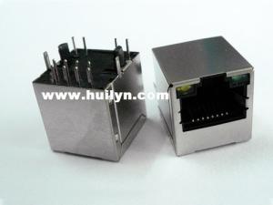 China RJ45+Transformer 10/100M (180°) factory