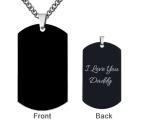 3g 1.96in Personalised Photo Necklace Unisex Stainless Steel Photo Necklace SGS