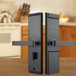 Digital Hotel Door Lock Black RFID Card Reader Door Lock 8072