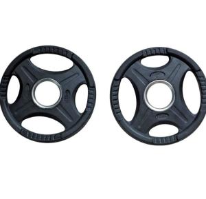 China Fitness Lifting Barbell Plates Black Rubber Unisex factory