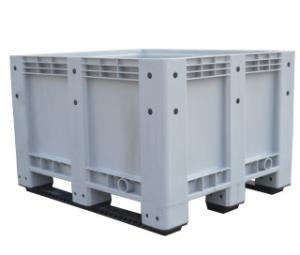 China Agriculture Collapsible Plastic Storage Crate Solid Side Perforated factory