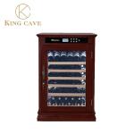 Adjustable Shelves Custom Built Wine Coolers Solid Oak Wood For Wine Bottle