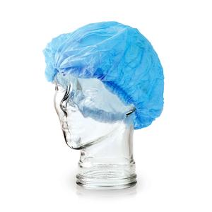 China 19/21 inch 10gsm PP Non Woven Bouffant Clip Cap Double Elastic factory