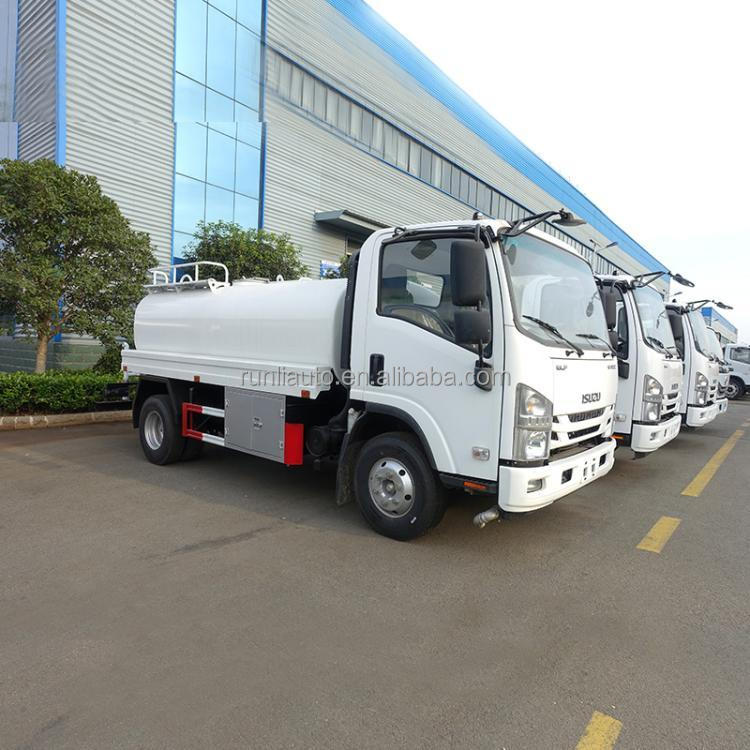 Factory ISUZU 5000 Litres Small Mini Light Water Bowser Sprinkle Truck Watering Cart Water Tank Truck Water Truck