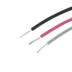 China Professional Black 24 AWG Electrical Wires And Cables Fire Prevention factory