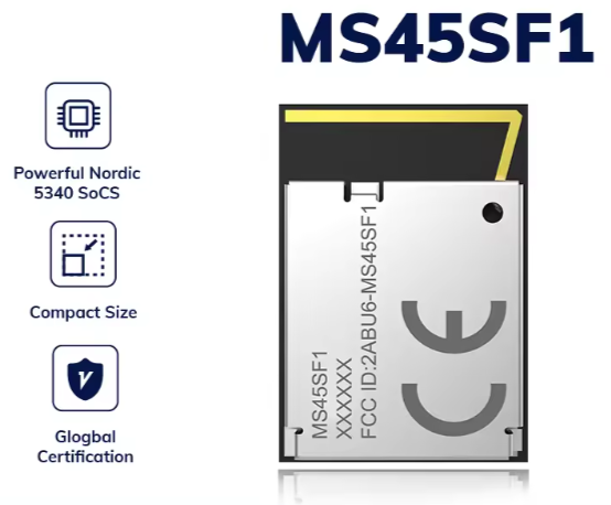 Wireless Zigbee Flexible Dual-core Nordic nRF5340 Low Energy Bluetooth Mesh NFC