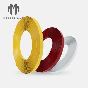 China Yellow Color Arrow Shape Multi Colors Channel Letter 35m 45m LED Plastic Trim Cap factory