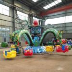 5 Arms Theme Park Rides / Dragon Decorative Octopus Fair Ride