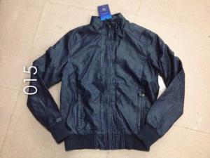 China 15 Men's pu fashion jacket coat stock factory