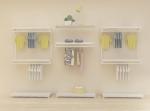 Custom Wooden Cabinet Clothing Display Showcase Interior Design Clothes Shop