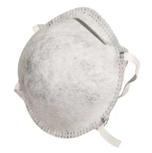 China Conical Shaped Disposable Dust Mask , Cupped Face Mask Double Elastic Headband factory