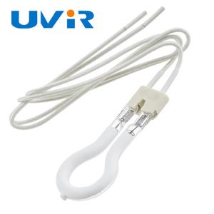 China Ring Halogen Heater Infrared Heat Lamp Polished Quartz Glass Tube factory