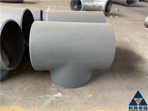 China Low Alloy A234 WP91 Pipe Tee Fittings , T Connector Plumbing ASME B16.9 factory