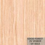 Yellow Recomposed Engineered Wood Veneer Apricot For Cabinet Face