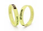 Buy custom glow in the dark silicone wristband with green/blue/red light