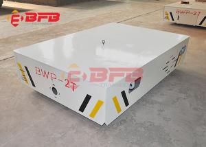 China Heavy Load Electric Cement Floor Moving Die Battery Powered Trolley With Hand Held Push Button factory