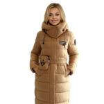 FODARLLOY Wholesale ladies warm hooded cotton-padded clothes slim long down