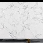 Calacatta White Quartz Countertops Slab Quartz Stone Slab 3200*1600mm For