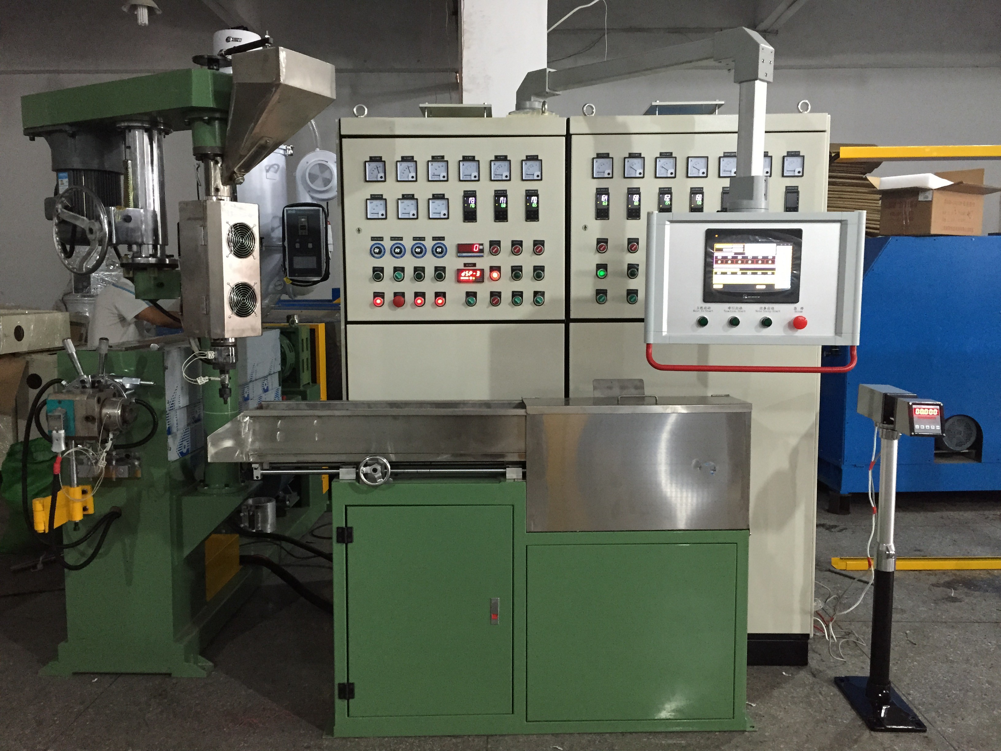 450 / Min Speed Wire Extrusion Machine of CATV Cable Coaxial Cable Making