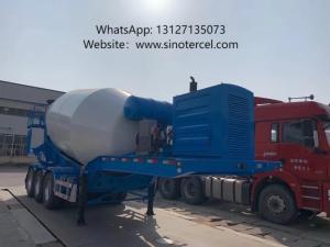 China Semi Trailer Mixers Unrivaled Efficiency In Material Blending 3 Axles 20CBM factory