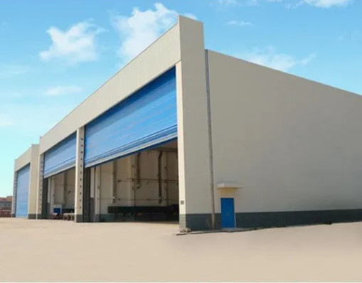 China Commercial Design Steel Structure Frame Clear Span Warehouse Hangar factory