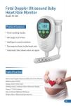 Pregnant Women Baby Heartbeat Detector Monitor Safe Fetal Doppler