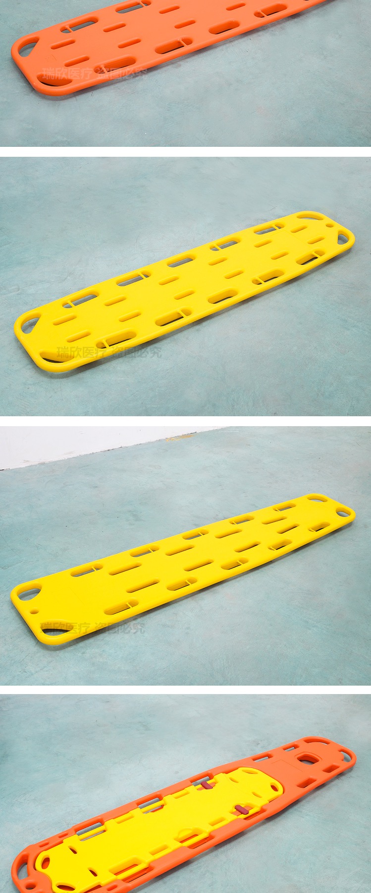 2 Folded Collapsible Spine Board Orange Ems Spine Board For Outdoor Survival