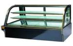 Glass Door Food Warmer Showcase 3 , Upright Cake Cooling Showcase For Bar