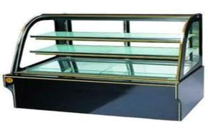 China Glass Door Upright Cake Cooling Showcase factory