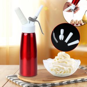 China 23*8cm Fresh Whipped Cream Dispenser 820g Foamer Guns 500ml Cream Whipper factory