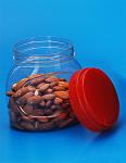 650Ml Plastic Storage Canisters Food Grade Material Screw Lid Sealing