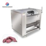 180KG Small automatic ginger washing machine potato cleaning and peeling machine